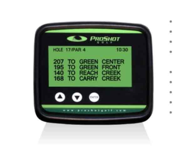 GOLF track car membrane control panel