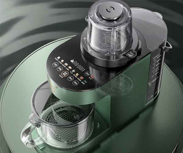 Food processor touch panel