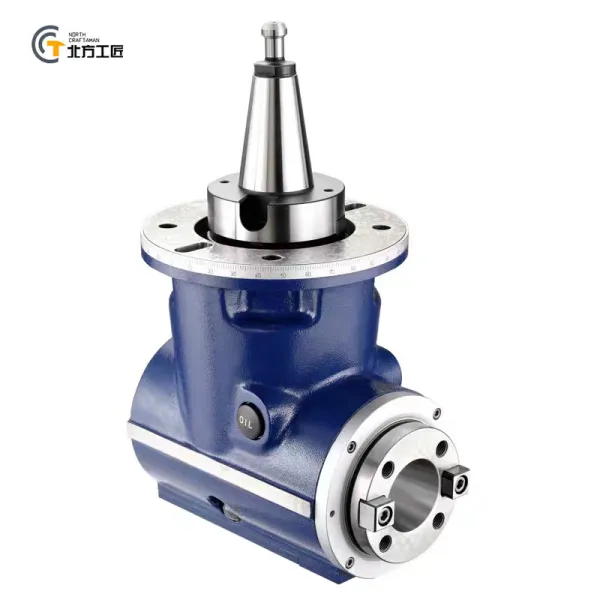 90 &deg; angle milling head