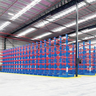Lumber And Pipe Storage Warehouse Heavy Duty Cantilever Rack