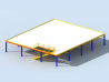 High Space Utilization Steel Structure Multi Layer Platform