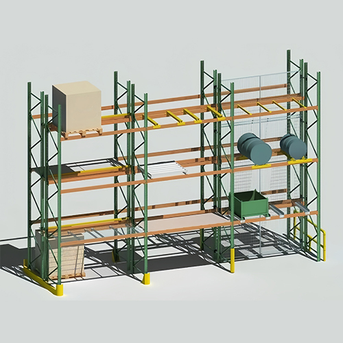 US Bolted Type Upright Frame Teardrop Pallet Rack