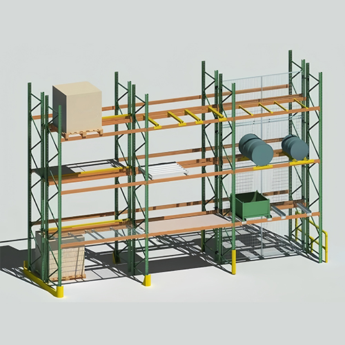 US Bolted Type Upright Frame Teardrop Pallet Rack