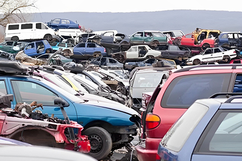 Problemas y contramedidas en la industria actual de reciclaje y desmontaje de vehículos chatarra.