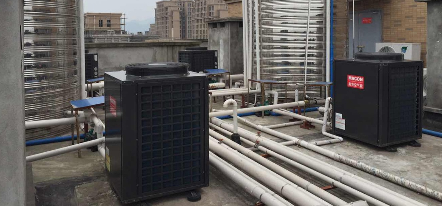 heat pump for building domestic hot water
