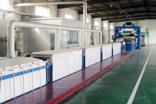 Hot dip wire production line