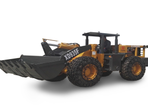 Golden Depths: 1 Cubic Meter Underground Mining Wheel Loader Haul Dump Scooptram Unveiled