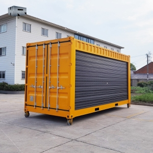 Mini Garage/Office 20GH Container House na may roll-up door