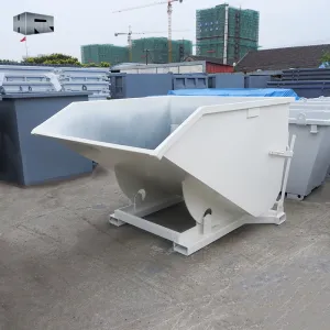 1.8cbm tolva de autocompensas blancas