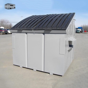 Steel front load dumpster skip bin 