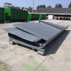 Contenedor de rollo de paquete plano