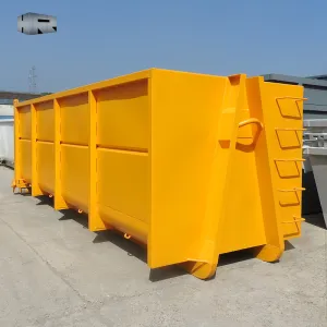Bin de elevación de gancho superior abierta apilable