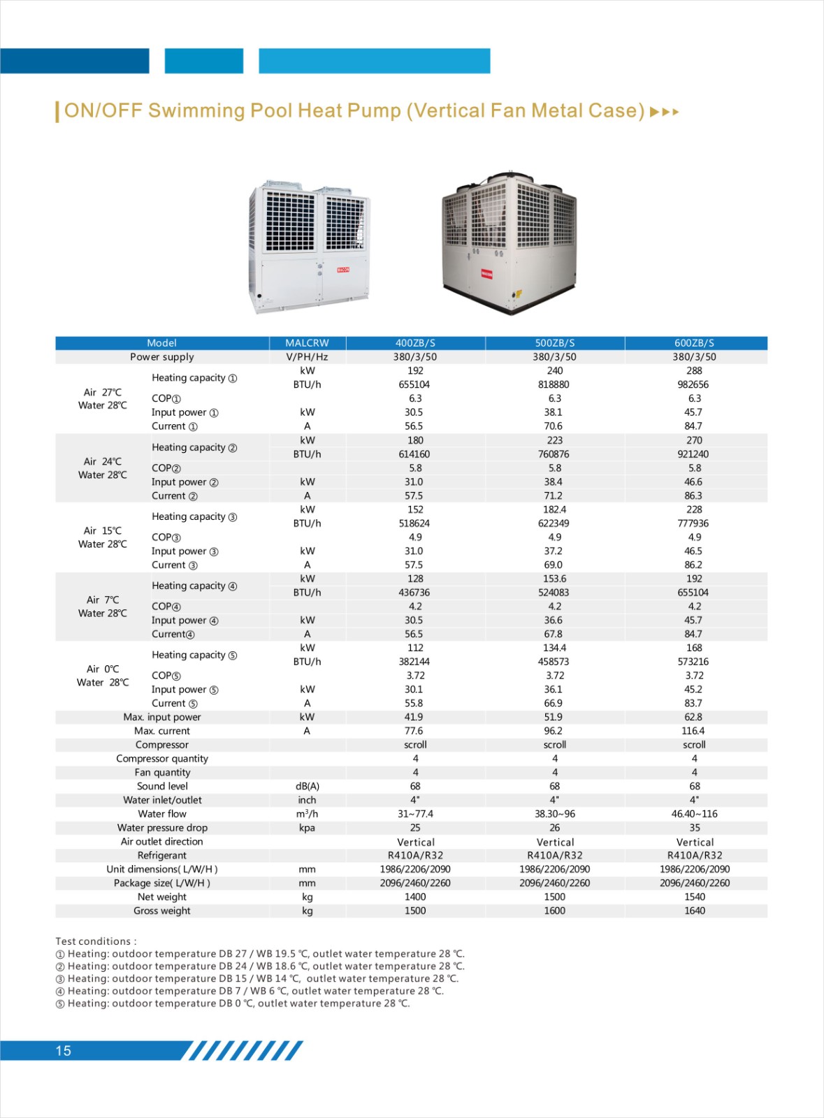 ON/OFF Pool Heat Pump - Guangdong Macon New Energy Technology Co., LTD