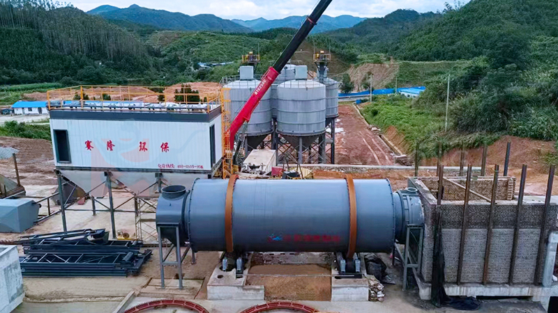 Jiangxi Ganzhou Tailings Dryer Three-drum Dryer