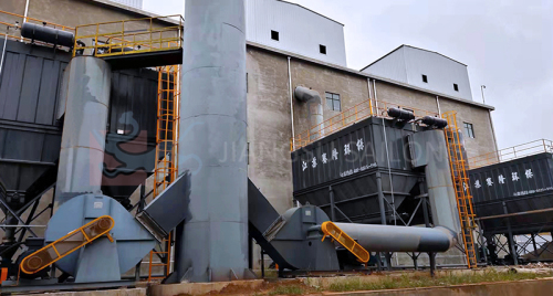 Air box pulse bag dust collector