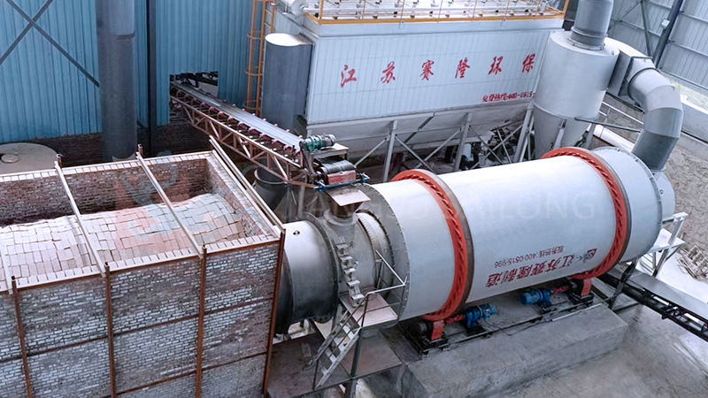 Sodium feldspar dryer