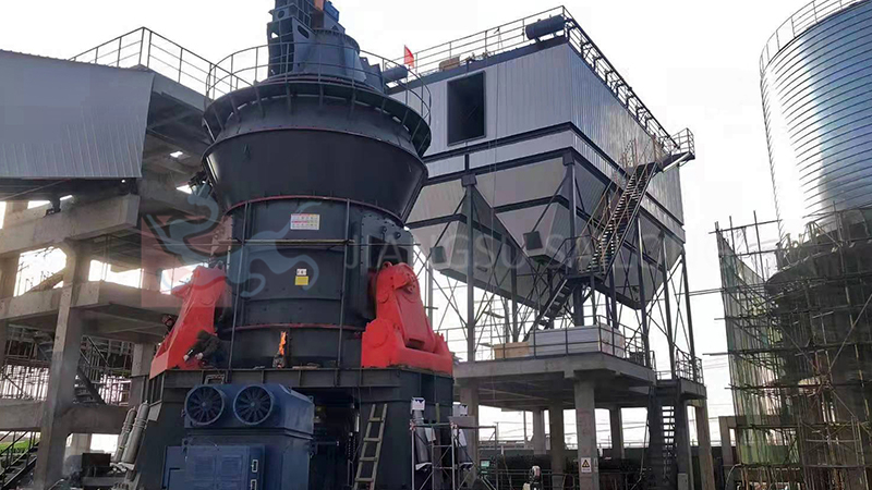 Dust removal equipment for slag vertical mill