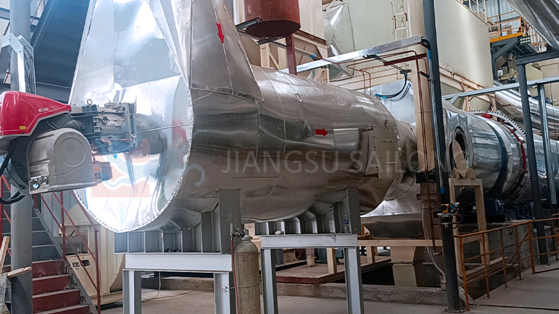 Henan Luoyang rockwool single-drum dryer