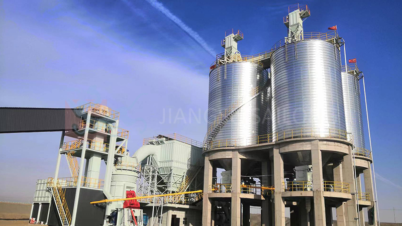 Dust removal equipment for stone powder vertical mill