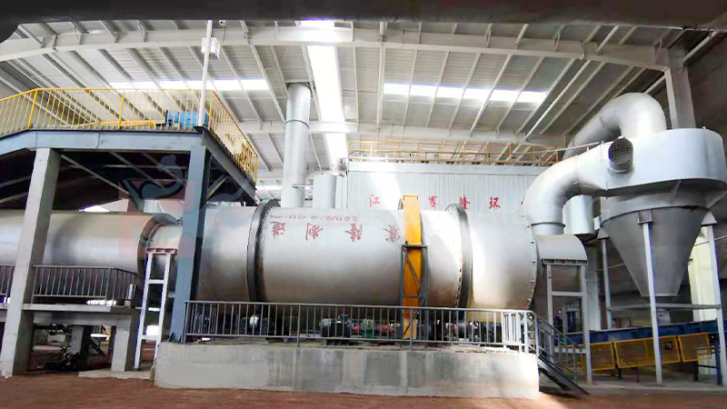 Quartz sand dryer three-drum dryer