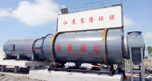 Three-drum dryer for machine-made sand dryer