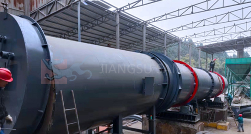 Single drum dryer