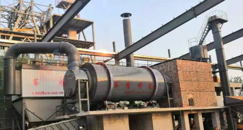 Fracturing sand dryer three-drum dryer