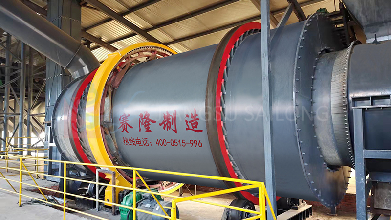 Yellow sand dryer three-drum dryer