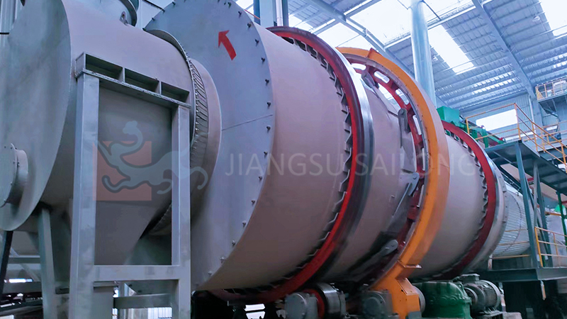 Plate sand drying and dust removal equipment