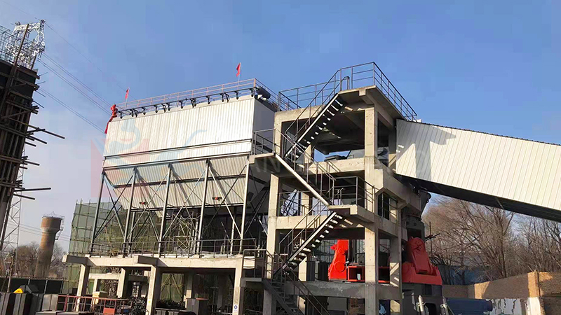 Dust removal equipment for slag vertical mill