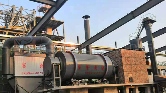 Fracturing sand dryer three cylinder dryer