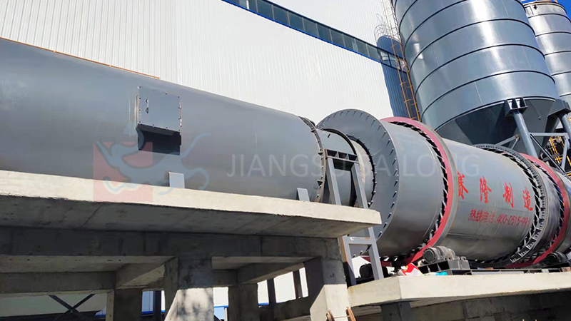 Yellow sand dryer three-drum dryer