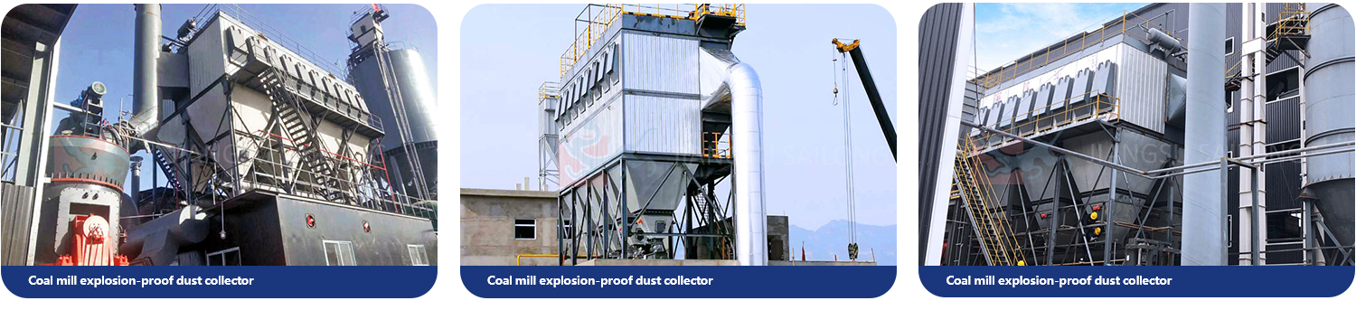 Anti-explosion bag house dust collector