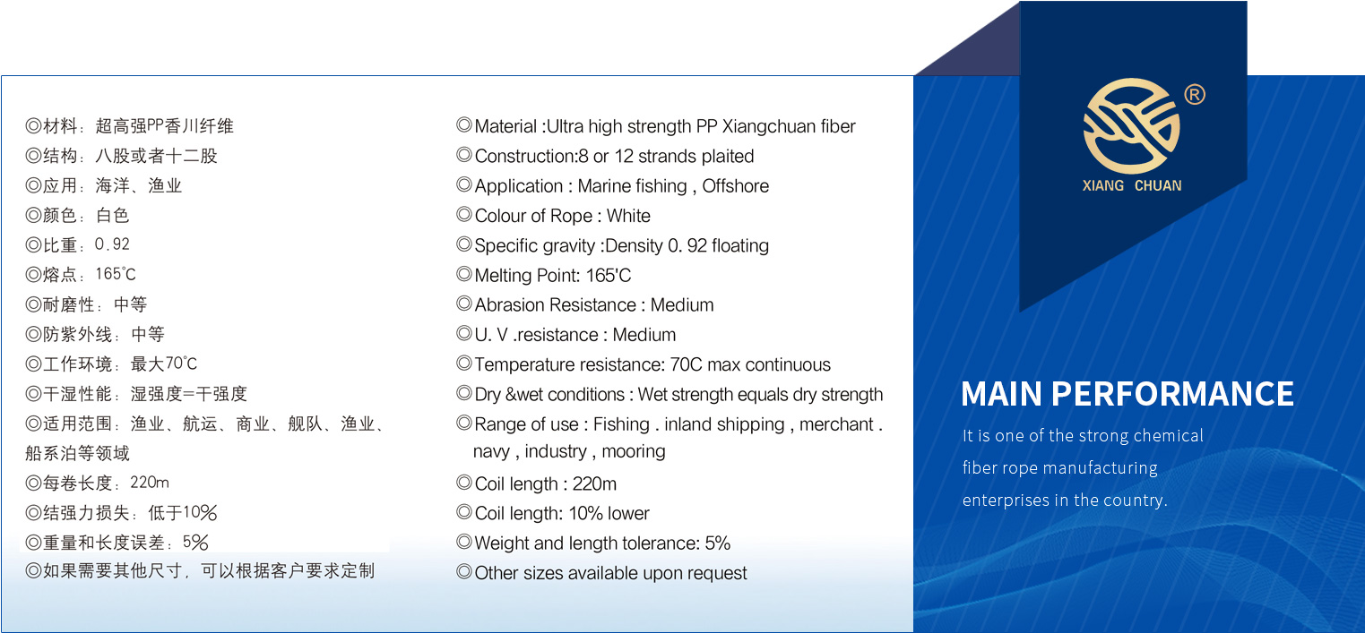 XCLINE Rope Specification